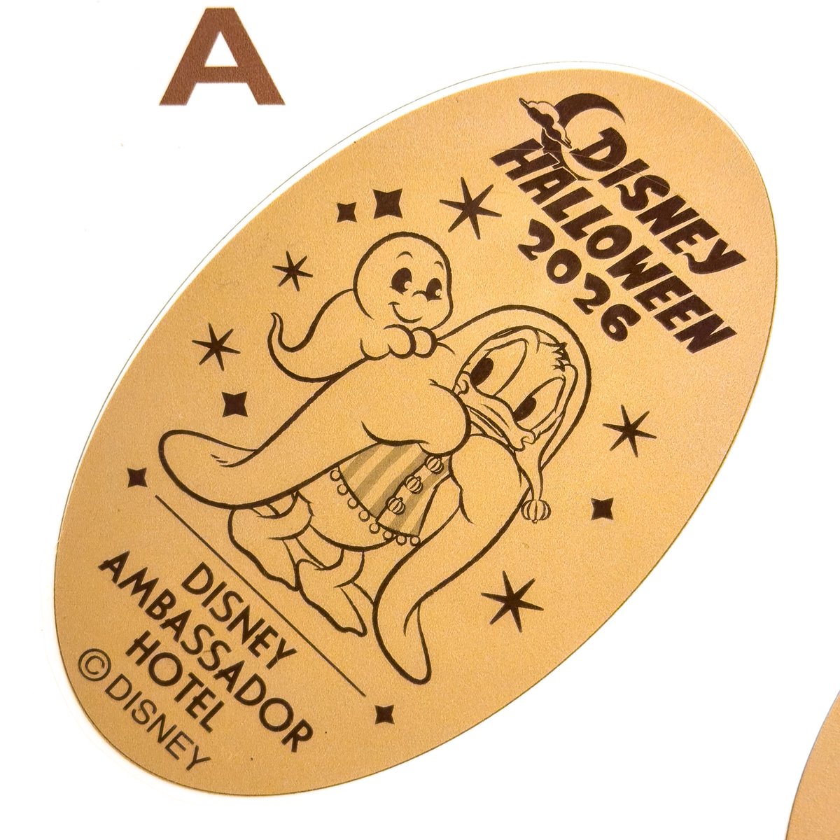 MezzoMikiD's tweet photo. ディズニーアンバサダーホテル
"ディズニー・ハロウィーン2026"
スーベニアメダルは、おばけとパジャマ姿のドナルド、ヒューイ・デューイ・ルーイデザイン☆ https://t.co/nVolabX5lI
