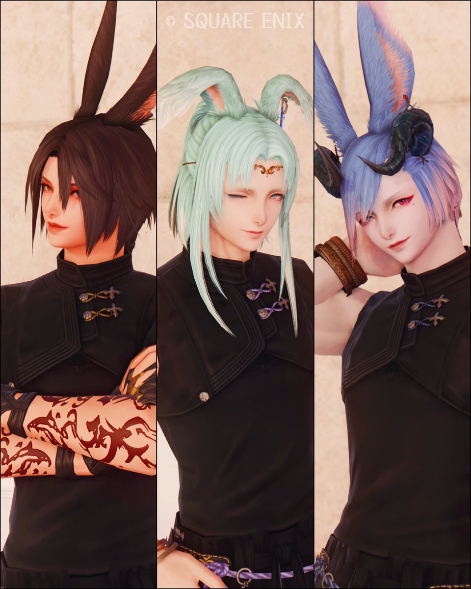 20yuki14ff's tweet photo. 告知画像を作ってくれた真ん中のうさおくんと陽キャのイケウサくんたち🐰
#UsaCro_Cafe https://t.co/ZCLMsXyqll