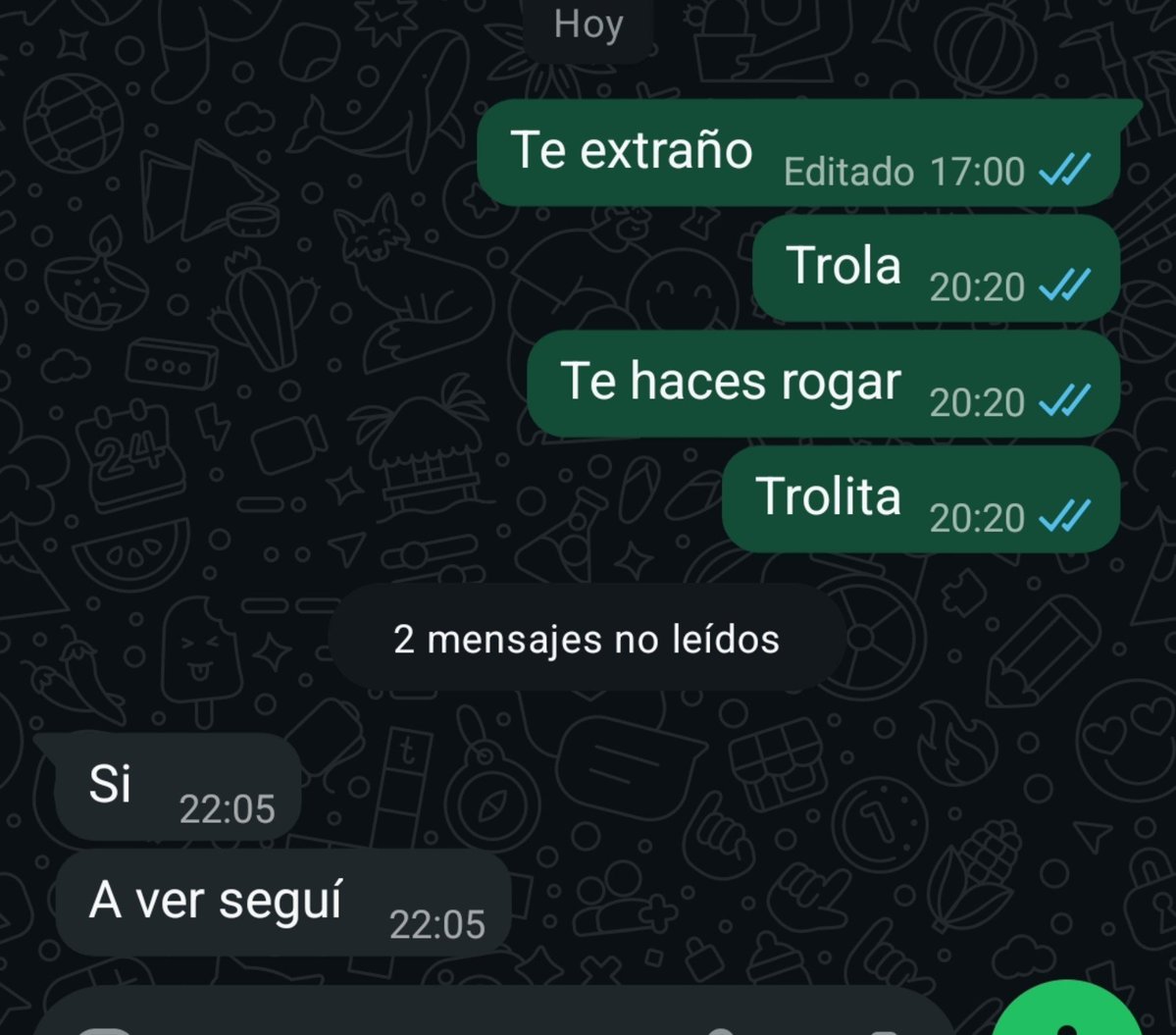 Bautimanagement's tweet photo. Uno quiere ser un varón tierno que quiere seguir de pie, pero te contestan así https://t.co/ZpL7be8IPa