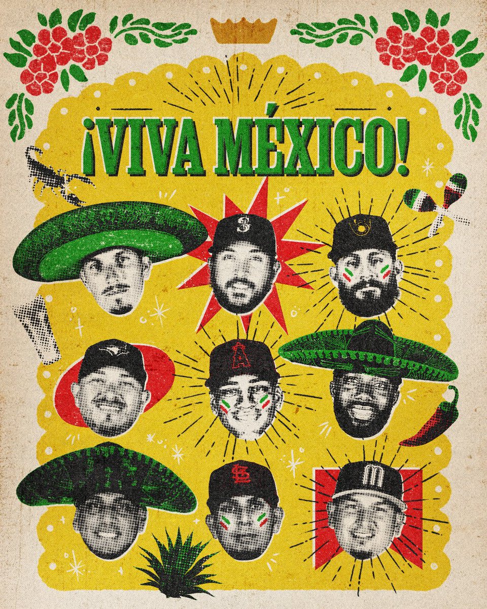 MLB_Mexico's tweet photo. Esta noche se celebra.
¡Viva México 🇲🇽🇲🇽🇲🇽! https://t.co/IcfhYqLYgJ