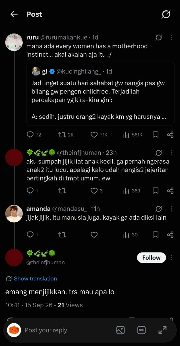 dikanchut's tweet photo. Jahat. 
Karena bayinya gak bisa ngomong langsung buat menyanggah. It's one sided bully.
Memang wajar, tapi kan ga perlu diomongin, at least ngerti moderasi/decorum.
Orang-orang terlalu nyaman online, gue bahkan pernah tahu ada komen bayi item ke anak orang. Begini juga. Pantes? https://t.co/HSXsHYCDMz