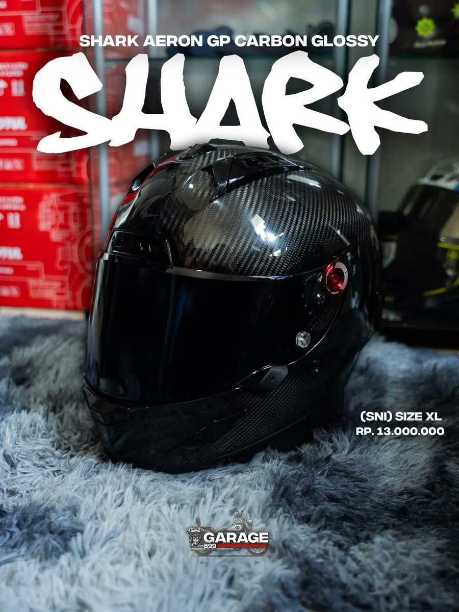 JolynnDuffrt's tweet photo. SHARK AERON GP CARBON GLOSSY 
PRODUCT DETAILS 
• SNI 
• SIZE XL 

CONDITION 
- LIKE NEW 
- FULL SET 
- FREE DARK SMOKE VISOR 

PRICE: Rp. 13, 000, 000 
WhatsApp: +62 0877-5365-1378 (NOVRY) 
Instagram: VGARAGE_899 
COD SURABAYA 
TOKOPEDIA/SHOPEE https://t.co/Dft0weOMZ6