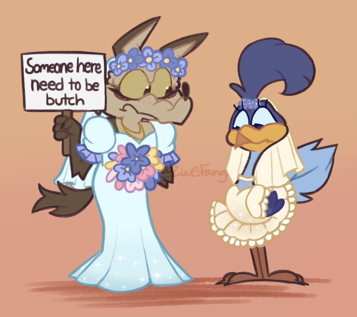 EweFangz's tweet photo. They look good both!❤️

#coyotevsacme #wildrunner #wileroad #art https://t.co/MvCtVKH8o4