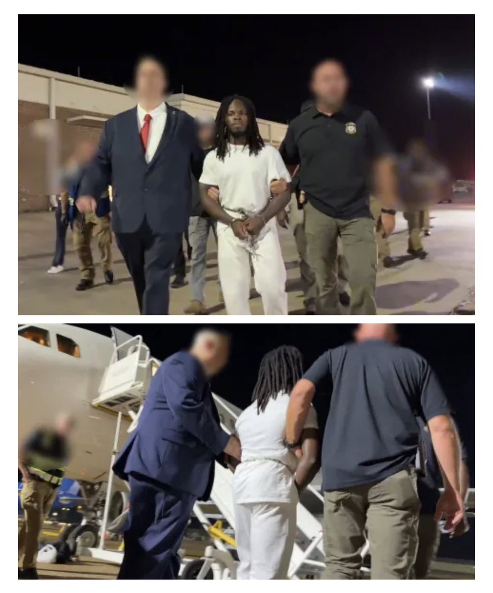 GuntherEagleman's tweet photo. 🚨 BOOM: He screamed “Biden forever” on camera while ICE cuffed him. ICE just sent him back to Haiti forever.

Wisteguens Jean Quely Charles was an illegal alien from Haiti and a Back Block Money Gang member. At his Boston arrest in January 2025, he went viral cursing Trump and praising Biden like open borders would save him. DHS says he had 17 convictions, including assault on a public employee, resisting arrest, assault with a dangerous weapon, and drug trafficking.

ENFORCEMENT IS BACK.

Obama gave him TPS. Biden’s America let him linger. A judge ordered him removed in November 2025. On September 10, ICE finished the job and deported him. If you are here illegally, especially if you are a gang criminal, we will find you, arrest you, and remove you.

America is done being the soft landing for predators.

DEPORT. DEFEND. NEVER AGAIN.