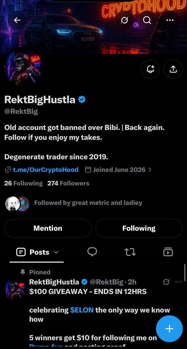 starrieey's tweet photo. @RektBig All done rekt 
Congrats on $ELON https://t.co/Svv1oXZu4t