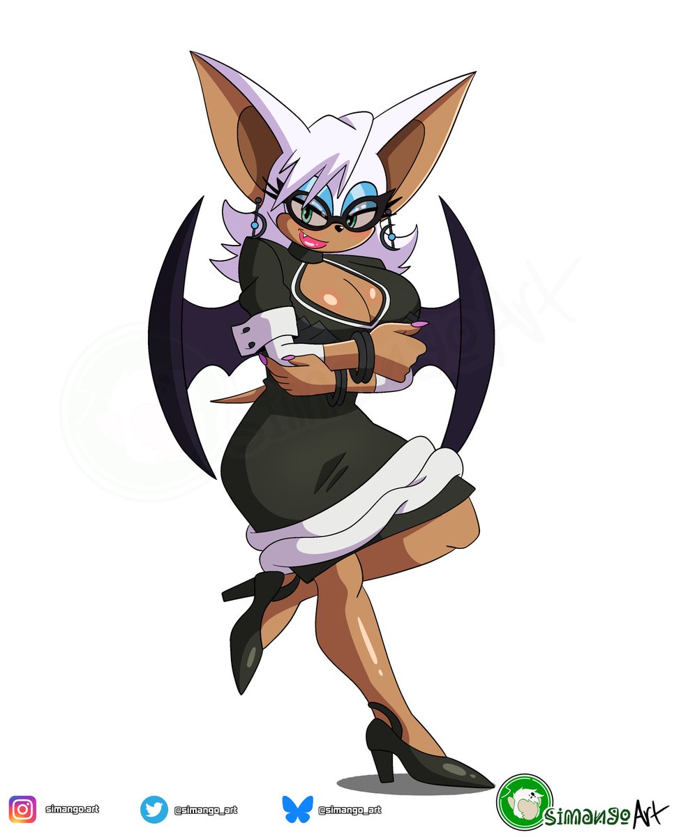 simango_art's tweet photo. Another Rouge the Bat as Haruka Garcia commish from @Sonicdude645! https://t.co/BJLJT8aXmw