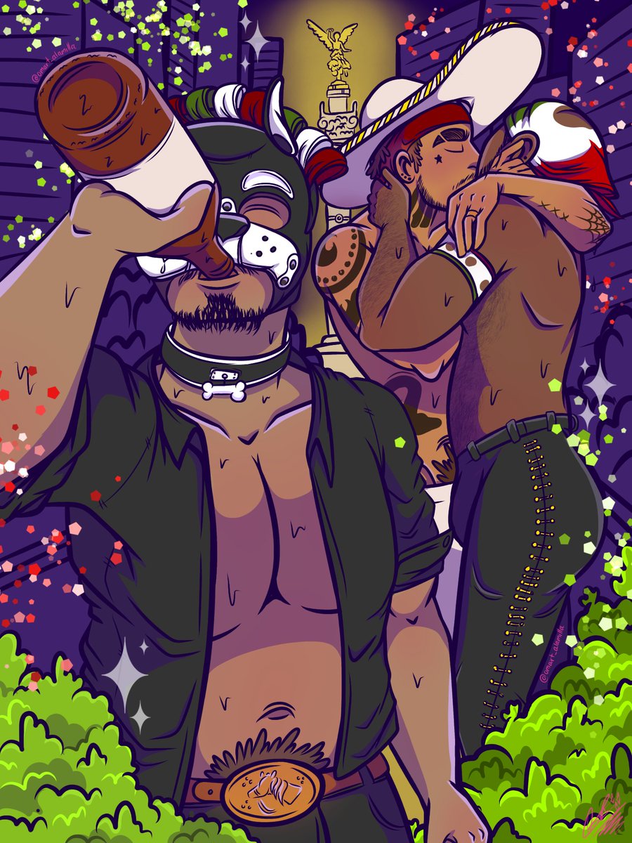 OmarArtxxx's tweet photo. En México celebramos el grito con todo y webos... y lo sabes wapx 😎💕🇲🇽🫰🏼✨
Viva México wapxs!!!
.
.
.
#vivamexico #gaymexico #pupplaykink #charro #chacalgay https://t.co/jZApfmqZtP
