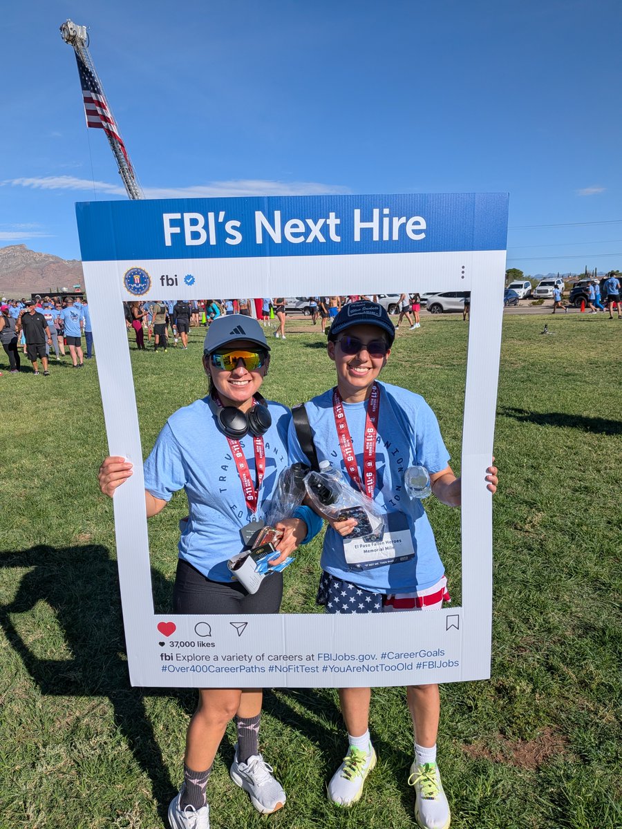 FBIElPaso's tweet photo. This past weekend, the #FBIElPaso Community Outreach team and our Recruiters proudly hosted a booth at the September 11th Memorial 5K. We appreciate everyone who stopped by to connect with our FBI personnel and learn more about our mission.

Visit https://t.co/9zuprvW23T to learn more about our community outreach program.