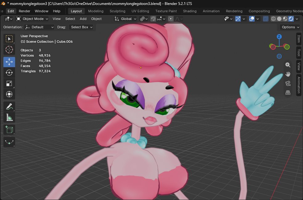 BossLava12018's tweet photo. @DemonSnake10280 Me help snakie on blender 🫪 https://t.co/dy0mscocy4