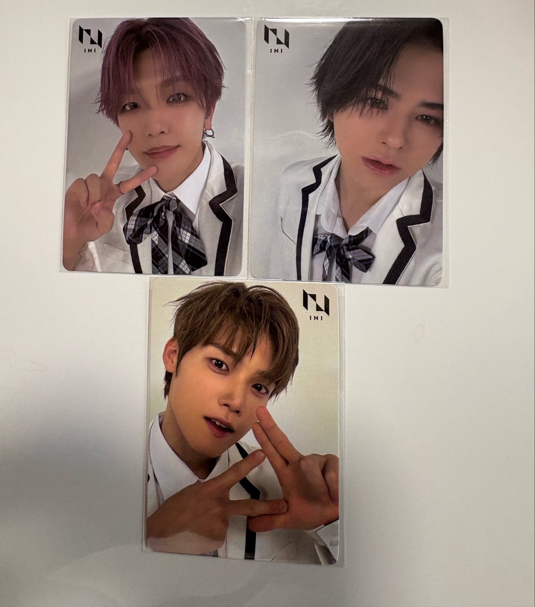 doy_nami03's tweet photo. INI 9th single ANTHEM
結成5周年記念 制服風トレカ第1弾Ver.

譲)木村 髙塚 松田

求)同種 佐野

お心あたりの方交換お願いいたします🙇‍♀️
郵送希望です！
 #INI交換 https://t.co/DEXSE7nI8g