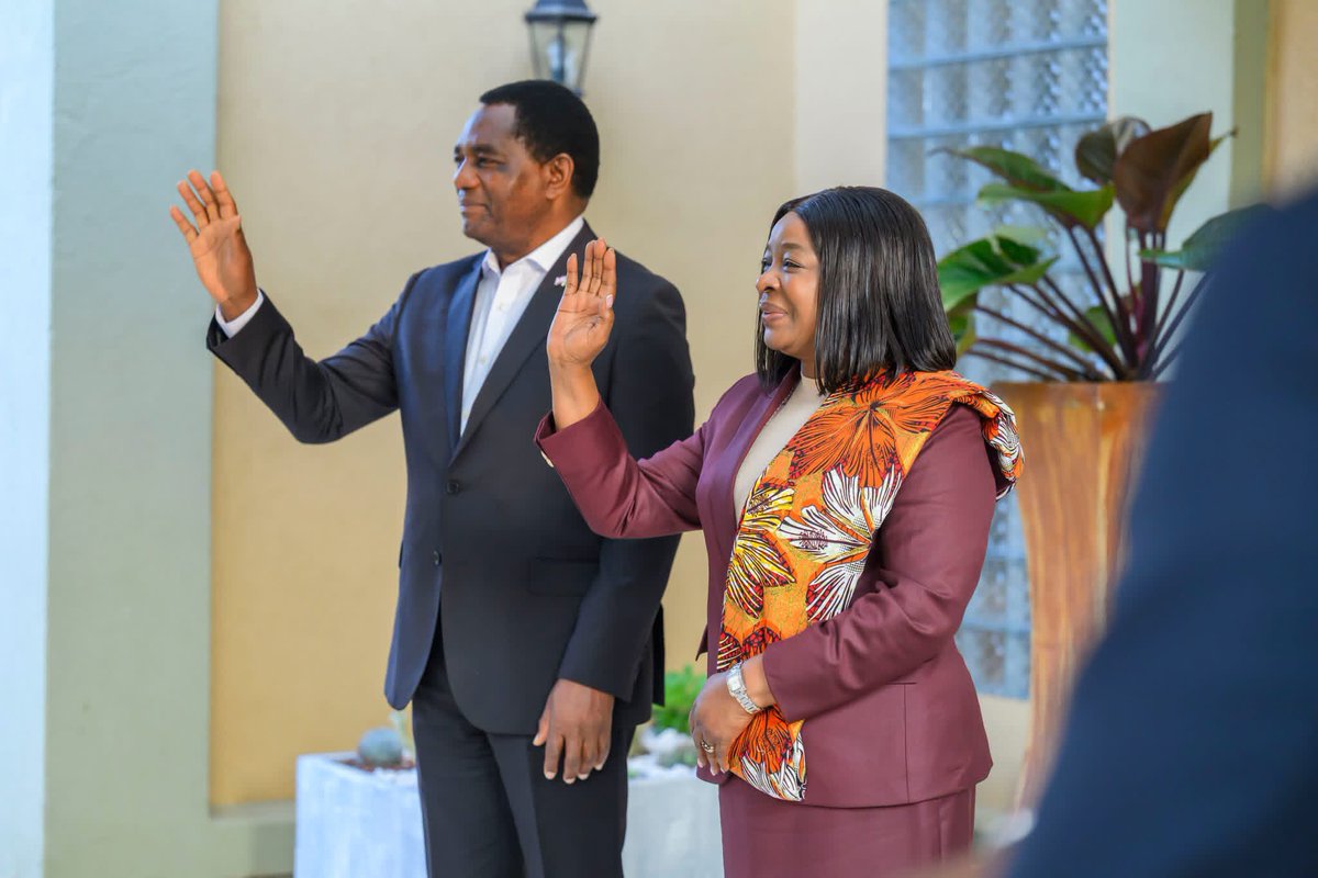 mamamutinta's tweet photo. This afternoon, we had the honour of receiving Her Royal Highness The Duchess of Edinburgh. It was a warm and meaningful exchange focused on community, service, empowering women and youth, education, and maternal health. 🇿🇲🇬🇧 https://t.co/tl8MDF81P9