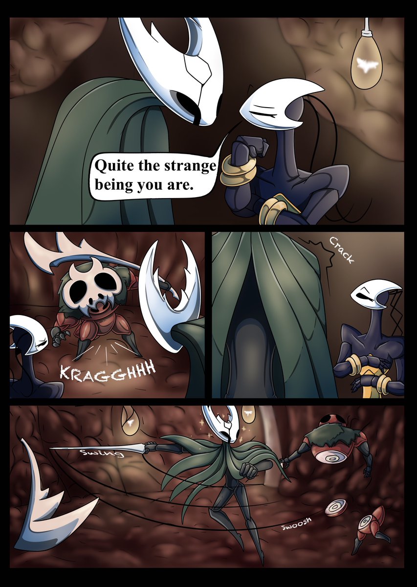 flamescales29's tweet photo. Happy Anniversary to this post and to them I guess

Decided to do a remake of the comic that seemingly started it all lol. 
#Shakollow #Silksong #Hollowknight https://t.co/9hqRigkYfi