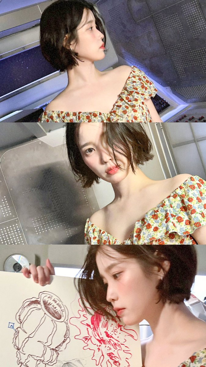 wlrmaeun's tweet photo. 단발 최고다...💫

#아이유 #IU #이별로부터 https://t.co/lz1QWPZAqm