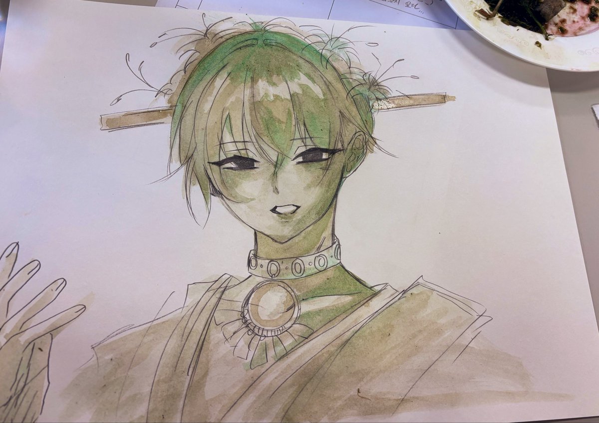 youan_jang's tweet photo. #カリスマファンアート

풀을 으깨서 이오리 그렸어요...🍀 https://t.co/LmY24rPBhO