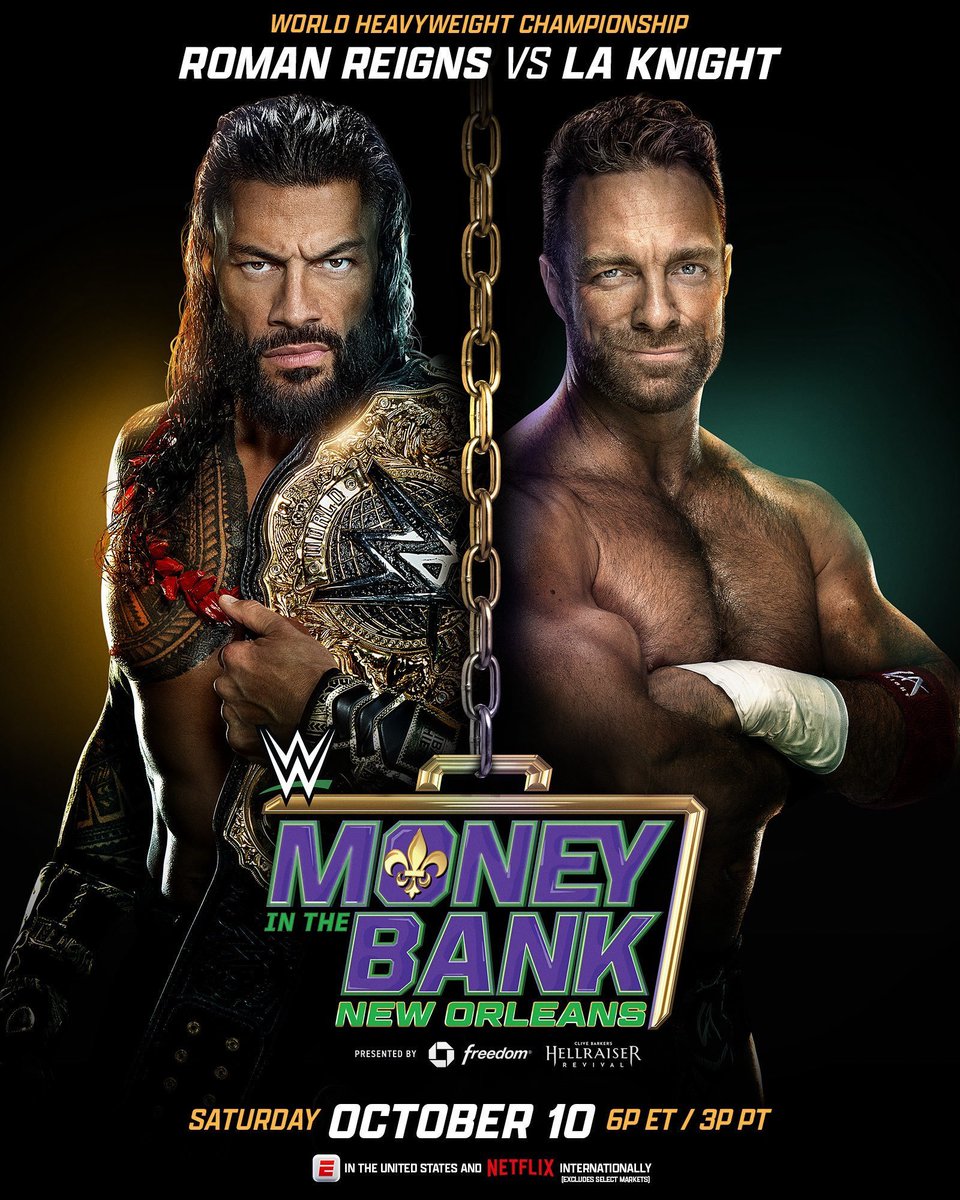 richard93612's tweet photo. Panas @MarceloAtWWE-@JerrySotoWWE, ha @WWE-#WWE vendido para #MITB sábado 10/10/2026 unos 8.845 de 11.137 boletos #WWEUniverse desde Smoothie King Center (17.197 asientos) en New Orleans, LA. Precio mínimo a USD $117.60.

#WWEEspañol #WWEonNETFLIX #WWExESPN https://t.co/XErolq26BE