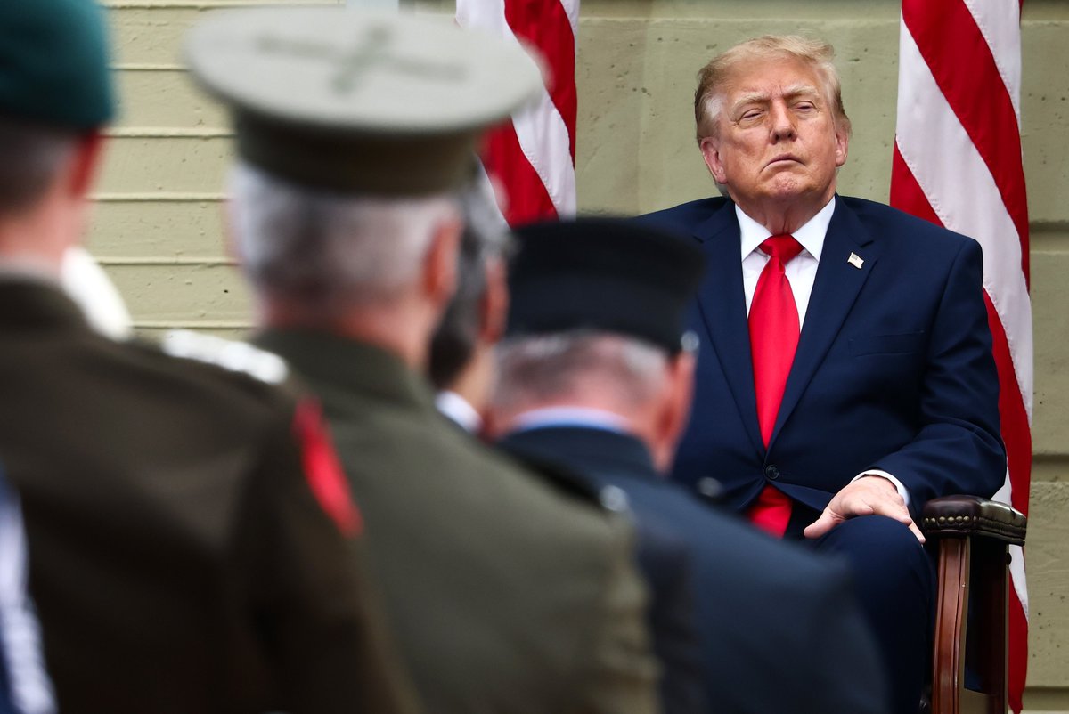 yoderj46's tweet photo. @JoJoFromJerz Trump couldn't, he slept right through the Pentagon ceremony https://t.co/z3C1hehWsu