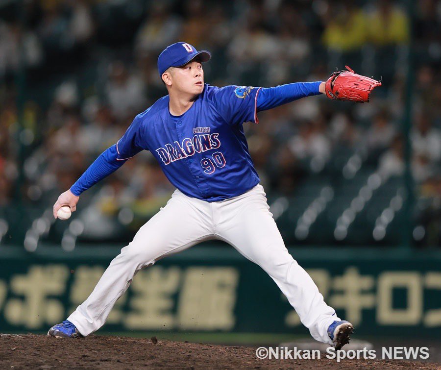 nikkan_dragons's tweet photo. 甲子園３戦目、柳投手の降板後にスコアボードにゼロを並べた、３投手！
中日の #齋藤綱記 投手、 #森博人 投手、#松山晋也 投手（撮影・上山淳一カメラマン）
#dragons #中日ドラゴンズ https://t.co/B4Jn74Q54I