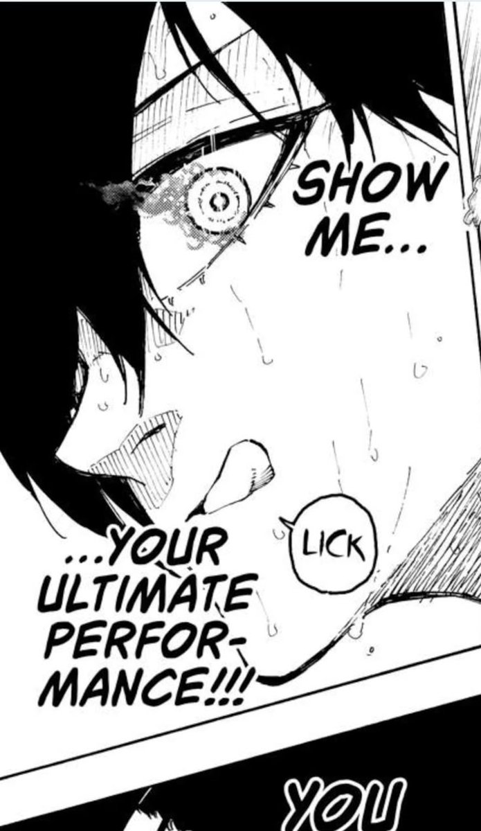 ArieslovesIsagi's tweet photo. The next chapter name is "Obsessive love" and it might be Isagi centric since he was shown in the last panels wanting to devour Fox
I know a certain guy who has an obsessive love style.... https://t.co/JynoM4h8PO
