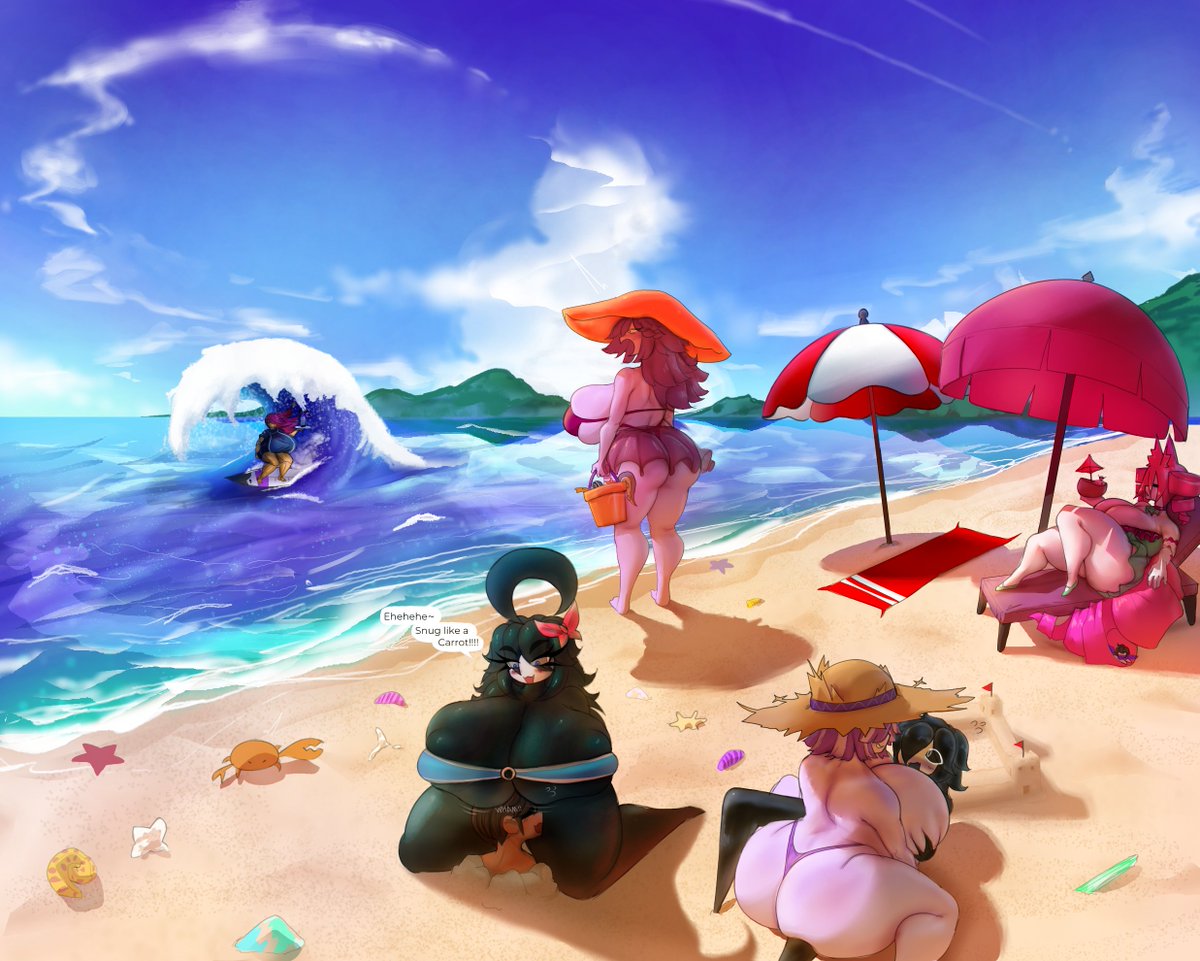 DrawNCraft1's tweet photo. Big beach time Collab i done with @RegaliDx !! https://t.co/ZjdxpllZ8Q