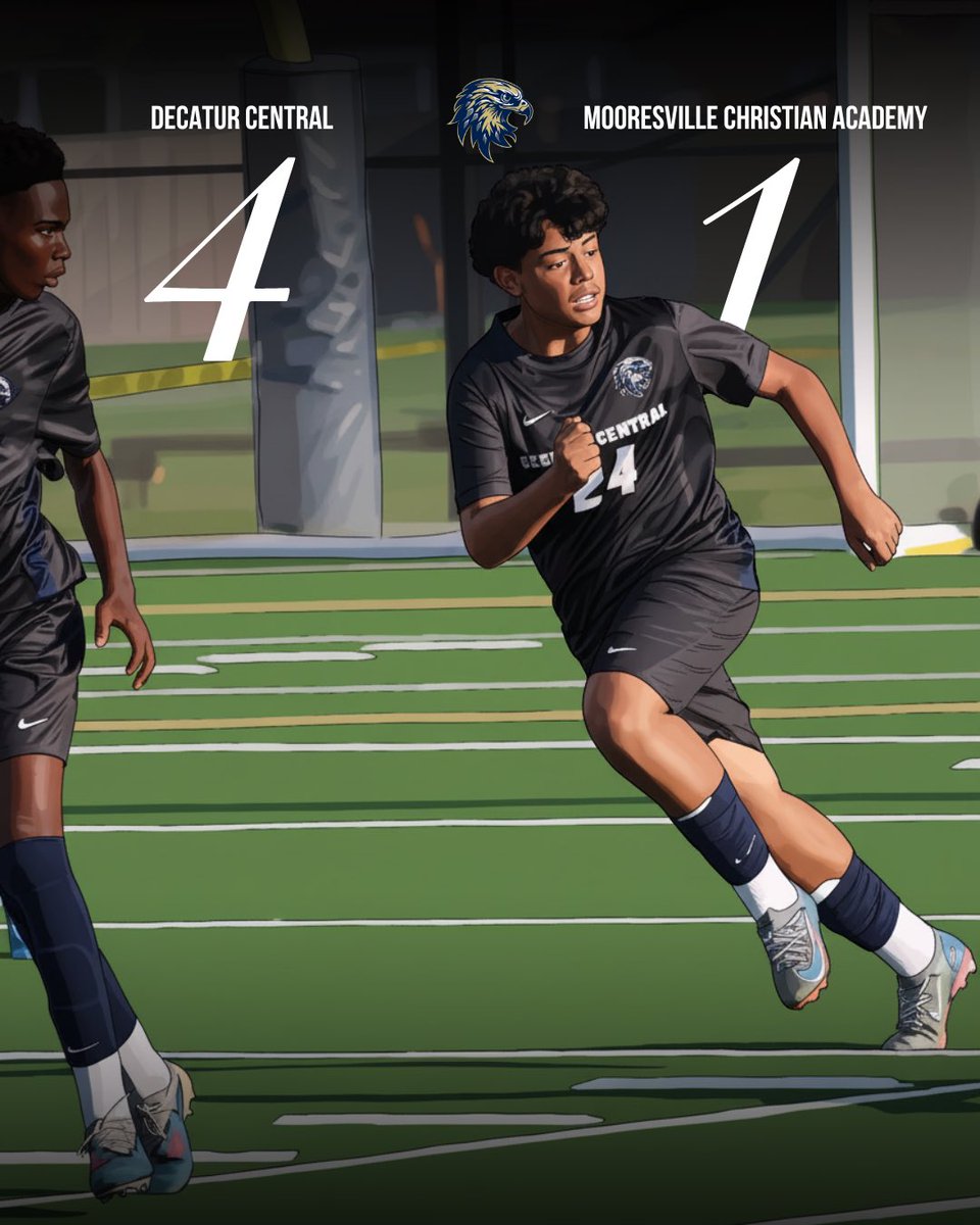 DCHSHawksSoccer's tweet photo. Final from the road. 

Juan Rodriguez, Ale, &amp; Goodness finding the back of the net. https://t.co/TiL0NsWoZm