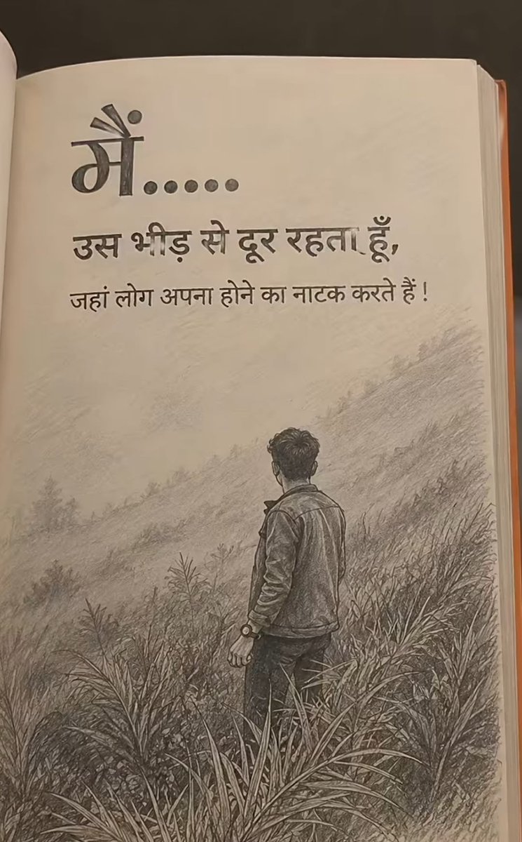 Gurbinder_1993's tweet photo. मैं, उस भीड़ से दूर रहता हूँ,
जहां लोग अपना होने का  नाटक करते है। https://t.co/0Ldd6vciNv
