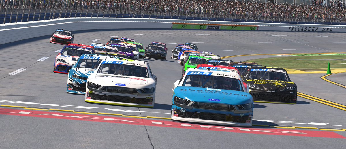 sp_two_racing's tweet photo. Talladega results, @GreatLakesRace Premier Series:
2 - James Shifflett #28
18 - @JeffJohnsonJr_ #8
20- Eric Kepf #63
23 - Robin Derr #98
Amazing run by James. Sorry I forgot a pic of Jeff’s car.
#iracing #eracing #glps #nascaroreilly #stockcar #racecar https://t.co/FgGfC1jdd9