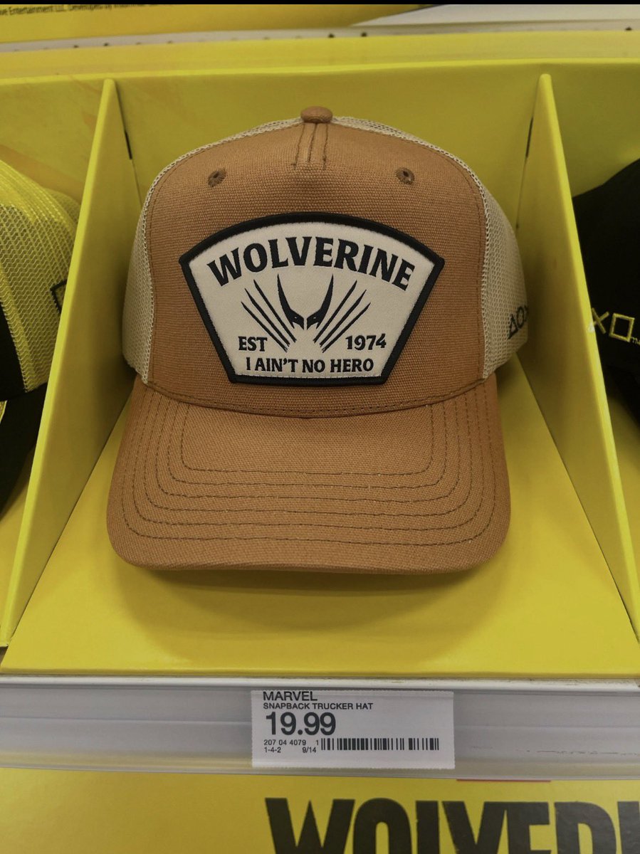 PSnSpideyParody's tweet photo. Marvel’s Wolverine-themed Merch have started appearing in Target And Other Retailer stores across the US.
#WolverinePS5 #WithNessPlayFullyUnleashed #ItHappensOnPS5 #OnlyOnPlaystation https://t.co/dUwiPZb6qj