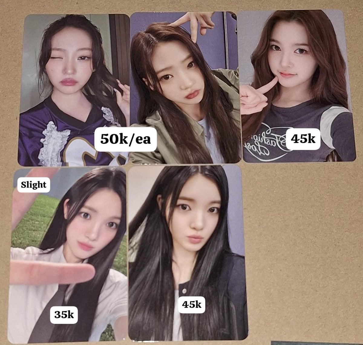 goyangiimiaw's tweet photo. ‼️WTS PHOTOCARD HEARTS2HEARTS, BLACKPINK, BABYMONSTER OFFICIAL READY INA‼️

✅️Harga sesuai di pict
✅️Ready Kamar
❌️Exc pack + adm 
💸Keep dp 50%
📍Dom Jaksel 
👹No HNR yaa‼️

#WTS #BABYMONSTER #HEARTS2HEARTS #BLACKPINK #OFFICIAL #READYINA #KPOP #PHOTOCARD #JAJAN #ZONAUANG https://t.co/BpIhIqOyOk
