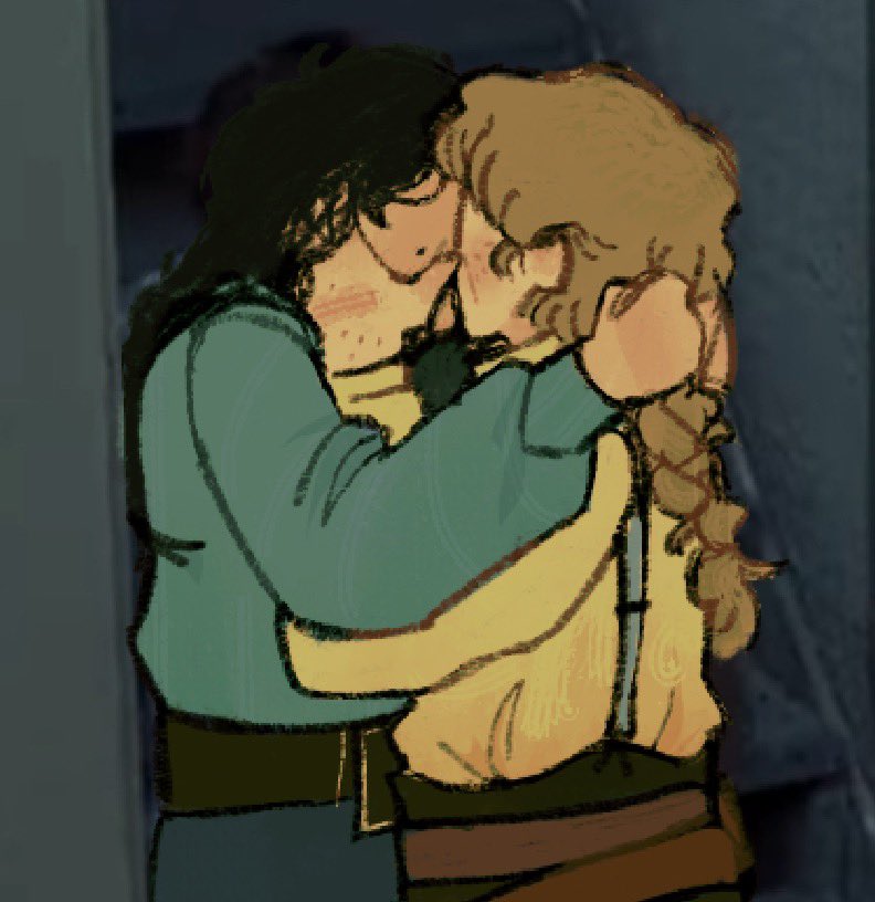 adlerlinton's tweet photo. every single time ive drawn them they have their hands on eachother man https://t.co/4zFn4o4UPq