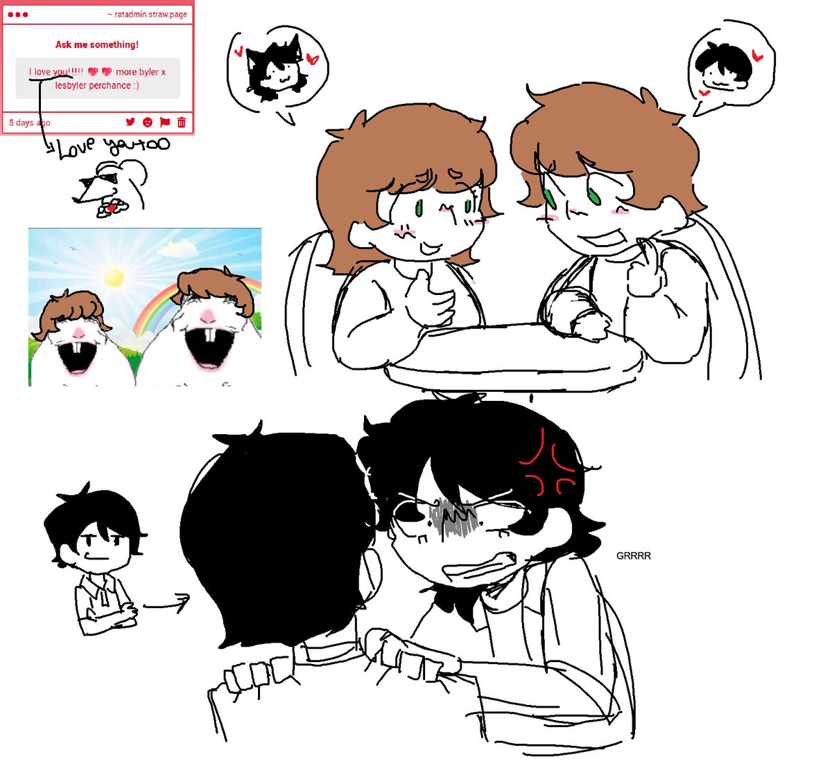 ratpgpng's tweet photo. friends hopecore 

#byler #lesbyler https://t.co/7rAzhodGGg
