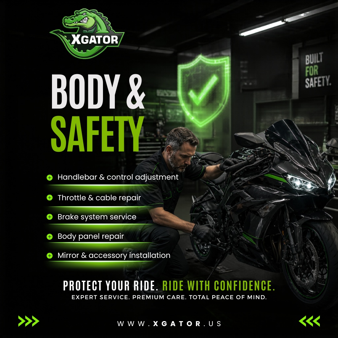 ShaunCarradc's tweet photo. Protect your ride with expert body and safety services. From brakes to controls, panels, and accessories, Xgator helps keep every ride safe and confident. https://t.co/uh05AgNrCq