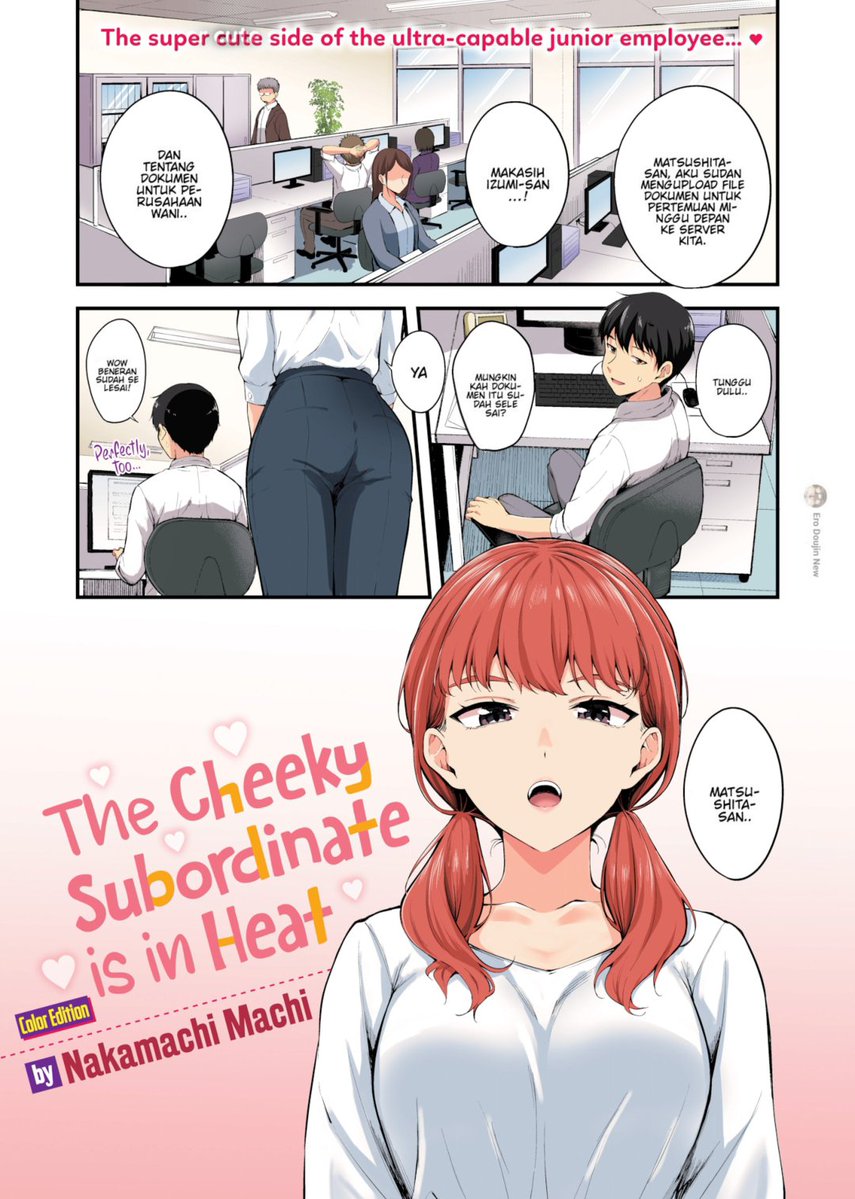 EroDoujin2's tweet photo. The Cheeky Subordinate is in Heat by Nakamachi Machi

https://t.co/5vdIgymTZ6
https://t.co/k8LePVnO78 https://t.co/jfq97Pva7j