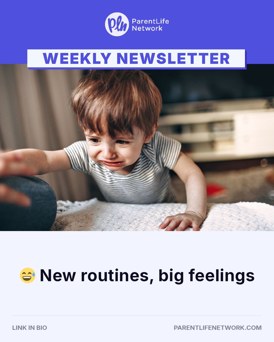ParentLifeNet's tweet photo. This week, we’re sharing practical tips for helping kids navigate back-to-school anxiety, meltdowns, and bedtime struggles, plus ways to keep your own cool when emotions are running high. 
😿https://t.co/xdmeQCDhTj https://t.co/kmEkC9zGQA