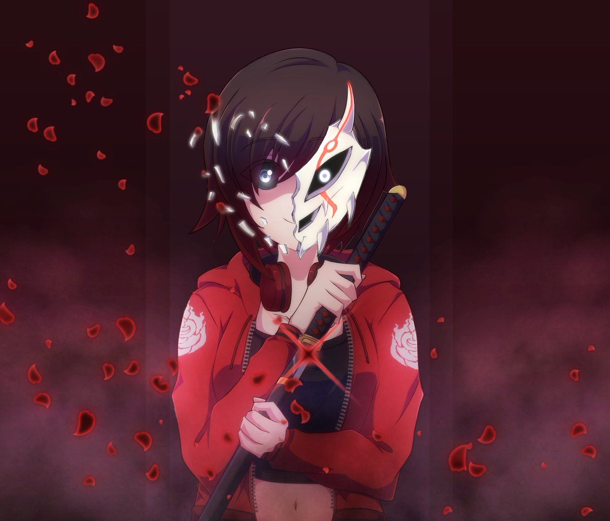 BeelMaik19991's tweet photo. RWBYxBLEACH
Ruby, a Vizard loyal to her principles, with her faithful Sanpaku-tō, Crescent Rose.

 #rwby #rwbyfanart #RubyRose #Bleach https://t.co/HYkA0B0Q75