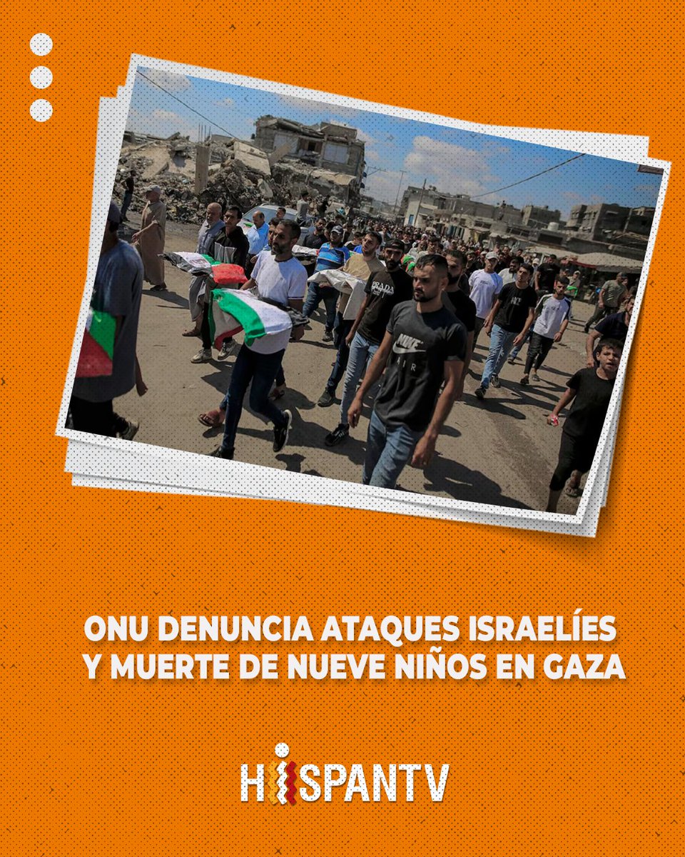 Nexo_Latino's tweet photo. 🔴ONU denuncia ataques israelíes y muerte de nueve niños en Gaza

🇵🇸 Naciones Unidas expresa profunda preocupación por los civiles palestinos muertos y heridos por ataques israelíes en zonas pobladas de la Franja de Gaza.

🔗 LEER MÁS: https://t.co/89JaZQJZhT https://t.co/LZUYEC65O1