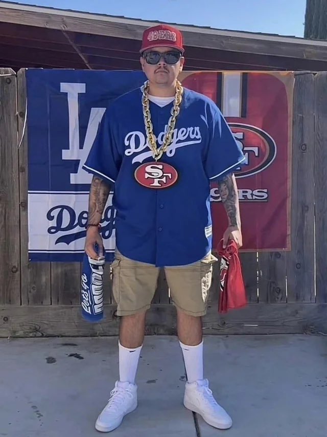 mattyac_'s tweet photo. A lot of people are gonna get pissed off but how the fuck do you like the San Francisco 49ers and the Los Angeles Dodgers 🤨 https://t.co/iX22xL66FQ