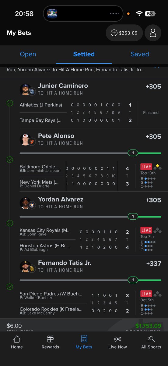 Bullmagic6's tweet photo. @FanduelGuru777 @DubClub_win LFG!!!!!!! JOIN THE DUB CLUB!!! https://t.co/ejhhRHeo7Z