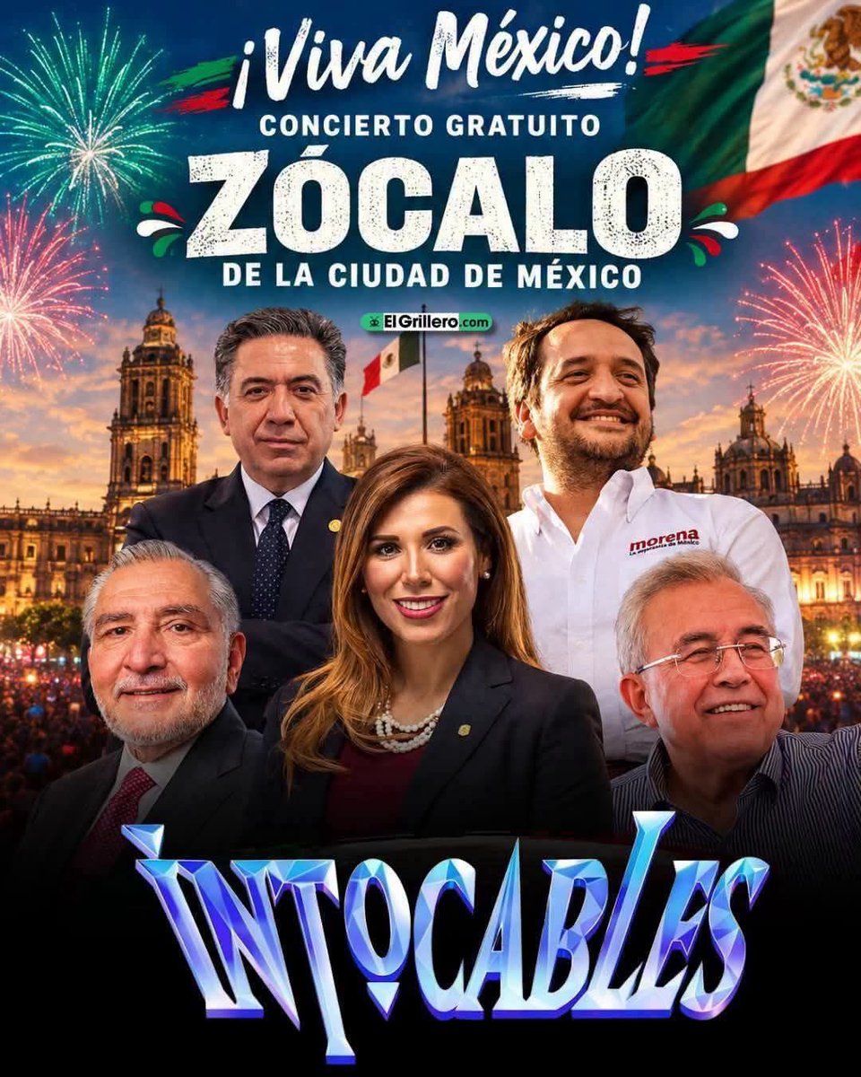 SocCivilMx's tweet photo. 🇲🇽 Bailongo público.
💰 Dinero público.
🎶 Y la música la ponen… Los Intocables. 🙃

A veces la sátira se escribe sola.

Las complicidades del poder también tienen soundtrack… 😬

#PrimeroLasFamilias #NoMásPoderAlPoder #FueElEstado https://t.co/qePO0FglGI