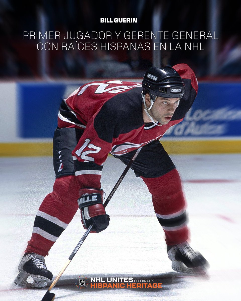 nhlespanol's tweet photo. ¡Arranca el Mes de la Herencia Hispana y hoy los reflectores son para Bill Guerin! 🇳🇮 

🏆 2x campeón de la Stanley Cup y el primero en ser nombrado Gerente General. 

¡Un pionero que abrió el camino en el hielo para nuestra comunidad! ✨

#NHLHispanicAndLATAMHeritage https://t.co/NRtk0Ajh0R