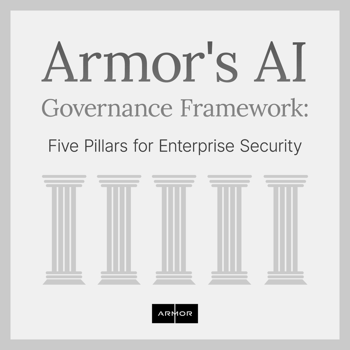 Armor's tweet photo. 𝗬𝗼𝘂 𝗰𝗮𝗻'𝘁 𝘀𝗲𝗰𝘂𝗿𝗲 𝘄𝗵𝗮𝘁 𝘆𝗼𝘂 𝗰𝗮𝗻'𝘁 𝗴𝗼𝘃𝗲𝗿𝗻. Here are the 5 pillars every organization needs before deploying AI tools: https://t.co/60FgxvRvFE

#AIGovernance #Cybersecurity #AIRisk #AI #RiskManagement #Compliance https://t.co/AqczZln1Bs