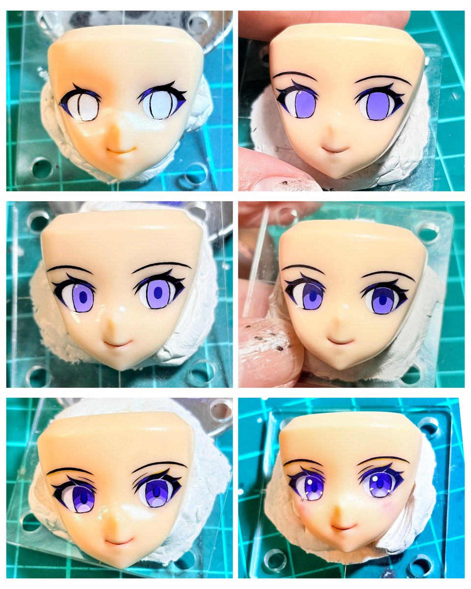 h2y5GpMWyN70953's tweet photo. 今回はABS素材と言う事もあり、注意を払い工程も工夫しながらアイペ👁️進めてました。
完成まで厳しくチェック✅して頂いた先生方に感謝🥲です。 https://t.co/CJ3qRdaI9I