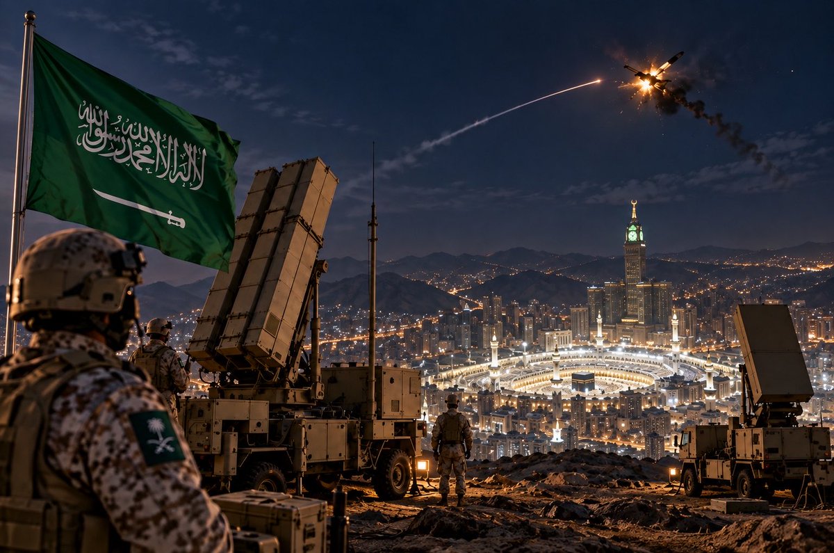 majed_N94's tweet photo. وش بقى من القبح بعد استهداف مكة والمدينة أما عرف الحوثي حرمة قبلة المسلمين ومدينة رسول الله ﷺ فعلٍ يستنكره كل مسلم ومقدساتنا خط أحمر ما نتهاون فيه أبد 🇸🇦

#الحوثي_يقصف_مكه_والمدينه https://t.co/Rb3A8Bmlr1
