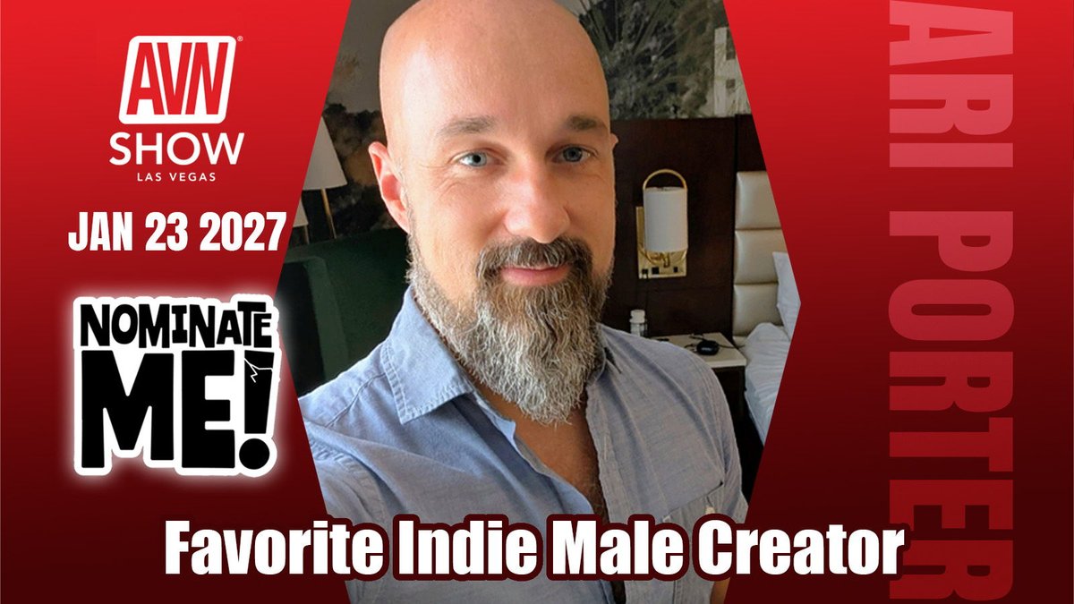 AriPorterXXX's tweet photo. 🚨 Only a few days left to vote! Can you take a moment and nominate me for Favorite Indie Male Creator?

https://t.co/LD5Dx5TYUq https://t.co/S3lLgSHuHW
