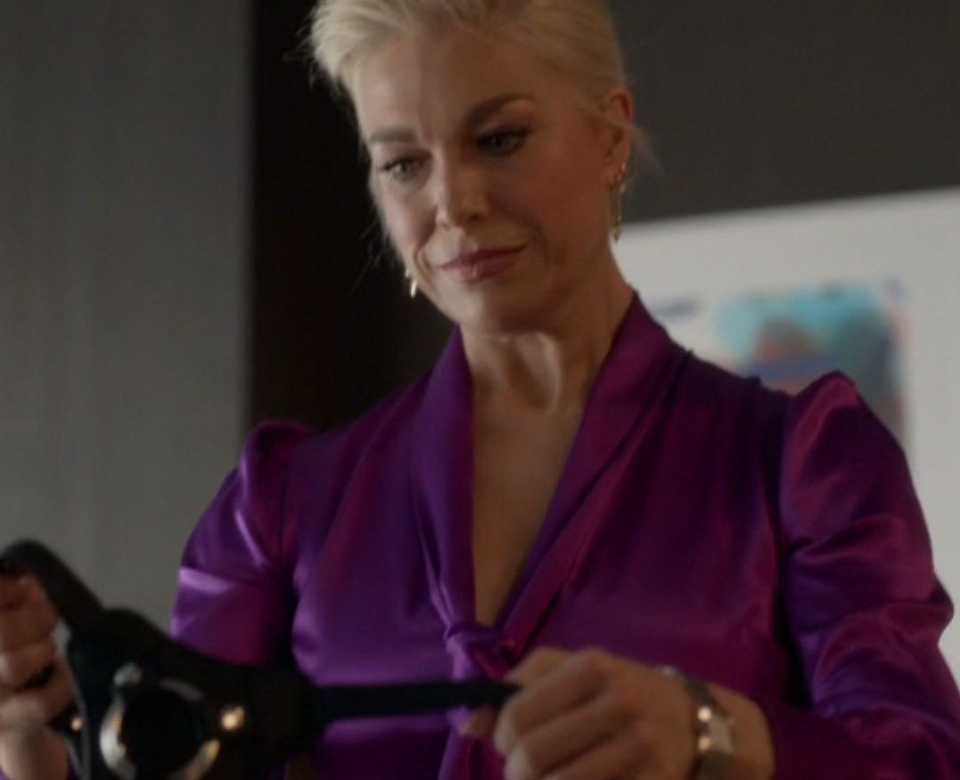 hammymarsie's tweet photo. Never in my years did I think I’d see Rebecca Welton holding a strap… life is good https://t.co/IAX5q2C7Fm