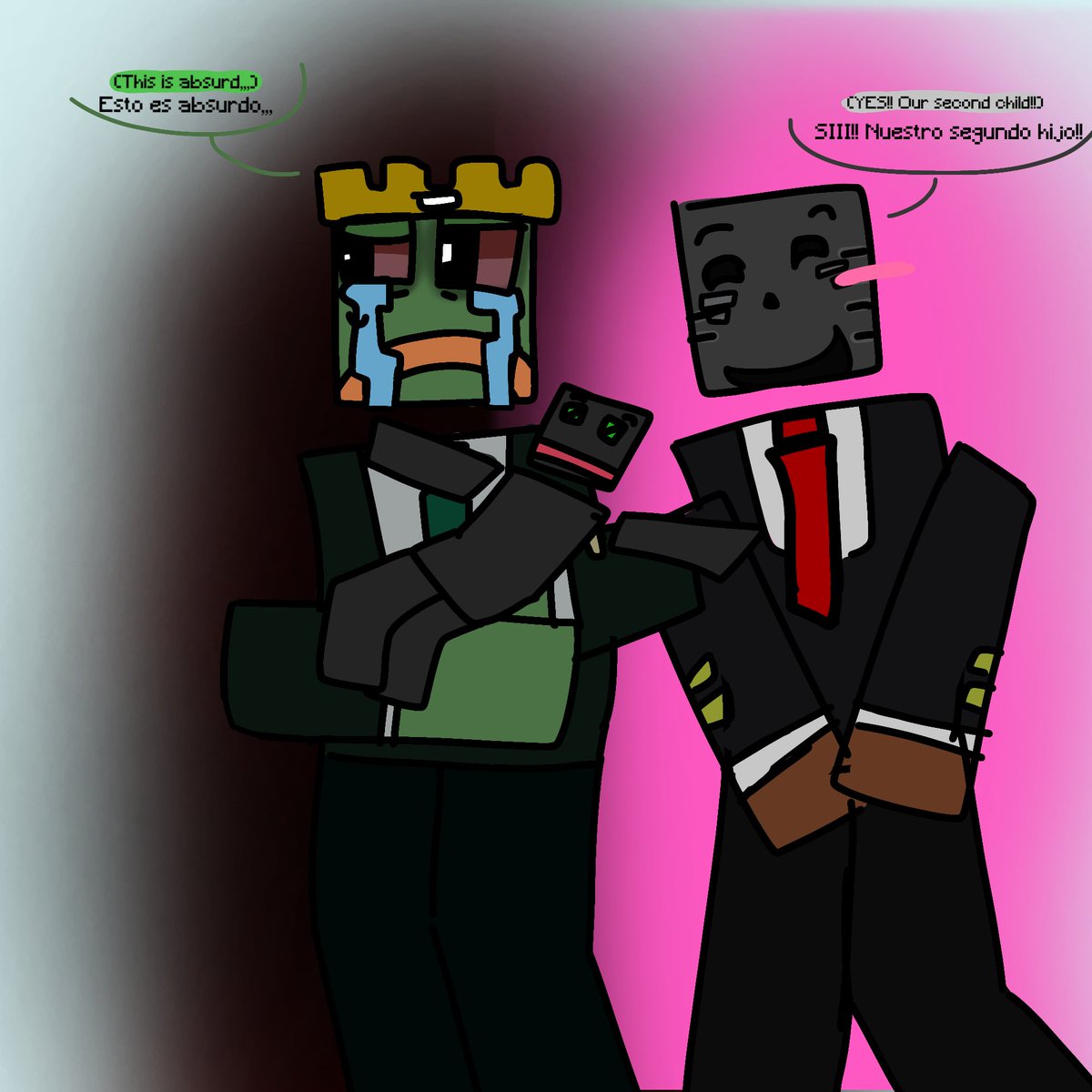 JolyneK84734's tweet photo. A baby Mod #FroggyDudeMC #GroxMC #Minecraft #Youtubers https://t.co/nWyM0CDUXD
