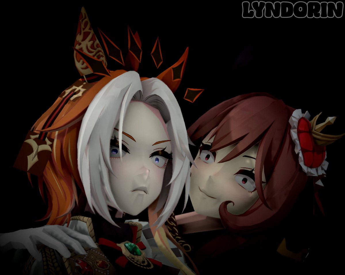 Lyndorin3D's tweet photo. long necked gentildonna doesn't exist, she wouldn't hurt you-

#umamusume #3d #prism3D https://t.co/SWiaOPbCLI