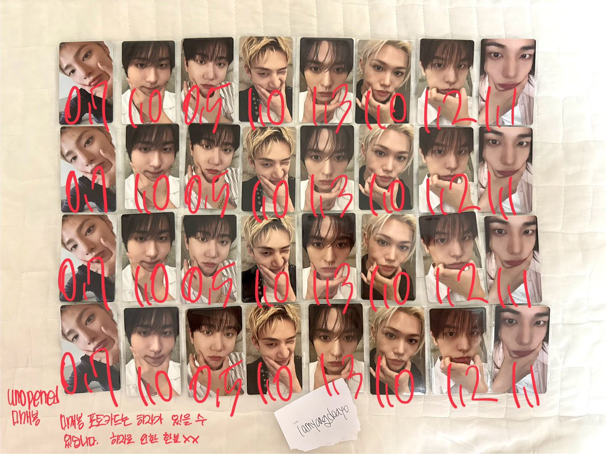 iamyangdoayo's tweet photo. 스트레이키즈 포토카드 포카 양도 양도해요

미개봉/unopened

방찬 리노 창빈 현진 한 필릭스 승민 아이엔 예판 특전 인생 스키즈 사웨 럭드 인생 고생 맥시던트 파이브스타 특 럭키드로우 포토카드 콘서트 유닛 엠디 md 팬미팅 디스앤댓 애프터파티

Straykids pc photocard wts sell skz bangchan leeknow changbin hyunjin han felix seungmin in fans