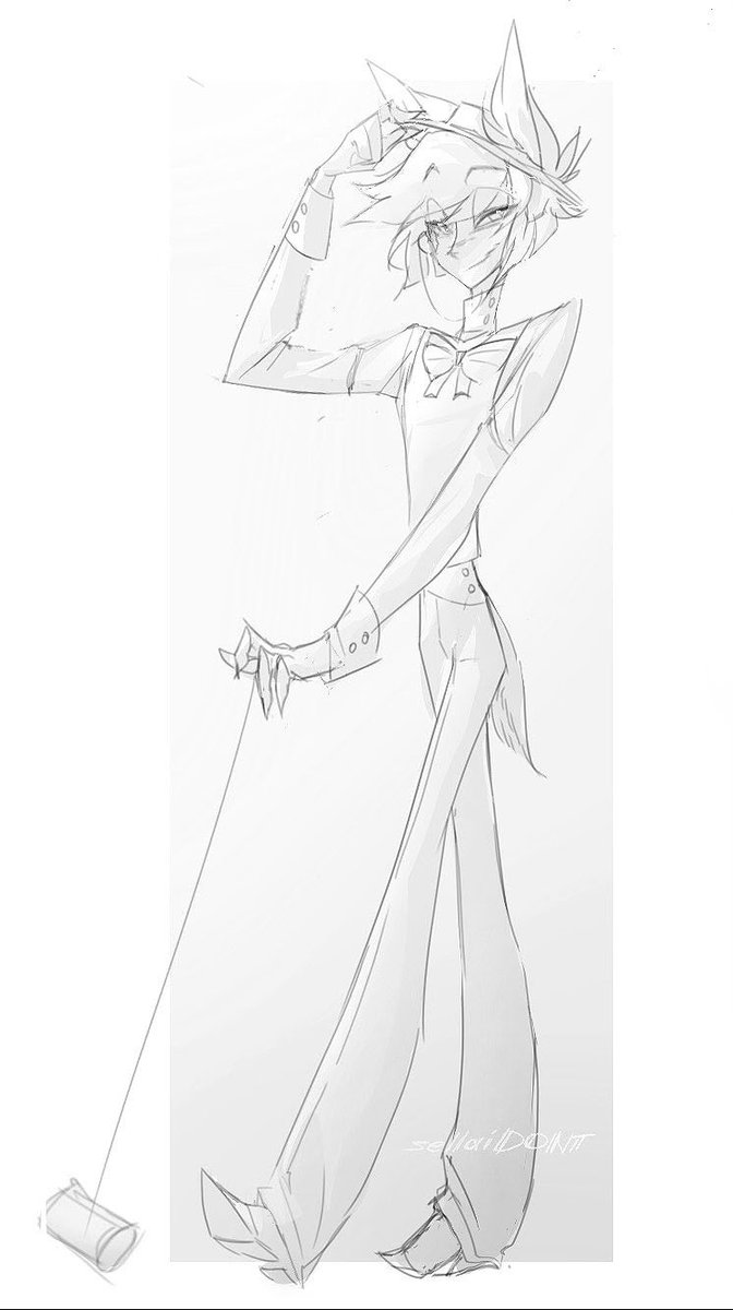 sellaiDOESNT's tweet photo. #hazbinhotel #Alastor https://t.co/7G4aENpPbI