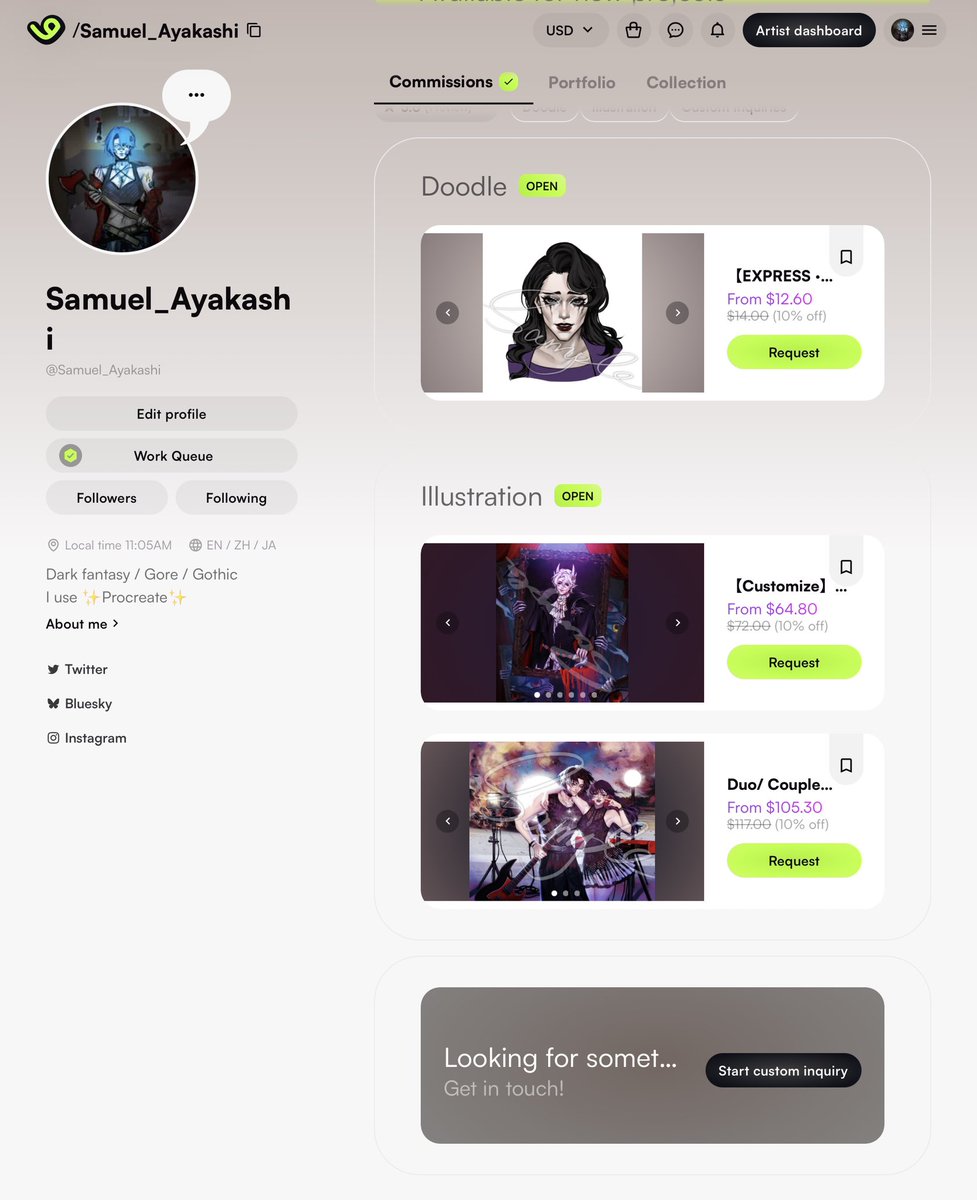 AyakashiSamuel's tweet photo. Plz help me get verified on ✨VGen✨ 
🥺🤲🤲❤️✨
#VgenCommㅤ #Vgencommissionㅤ #vgen #art https://t.co/W9Je6zaBlL