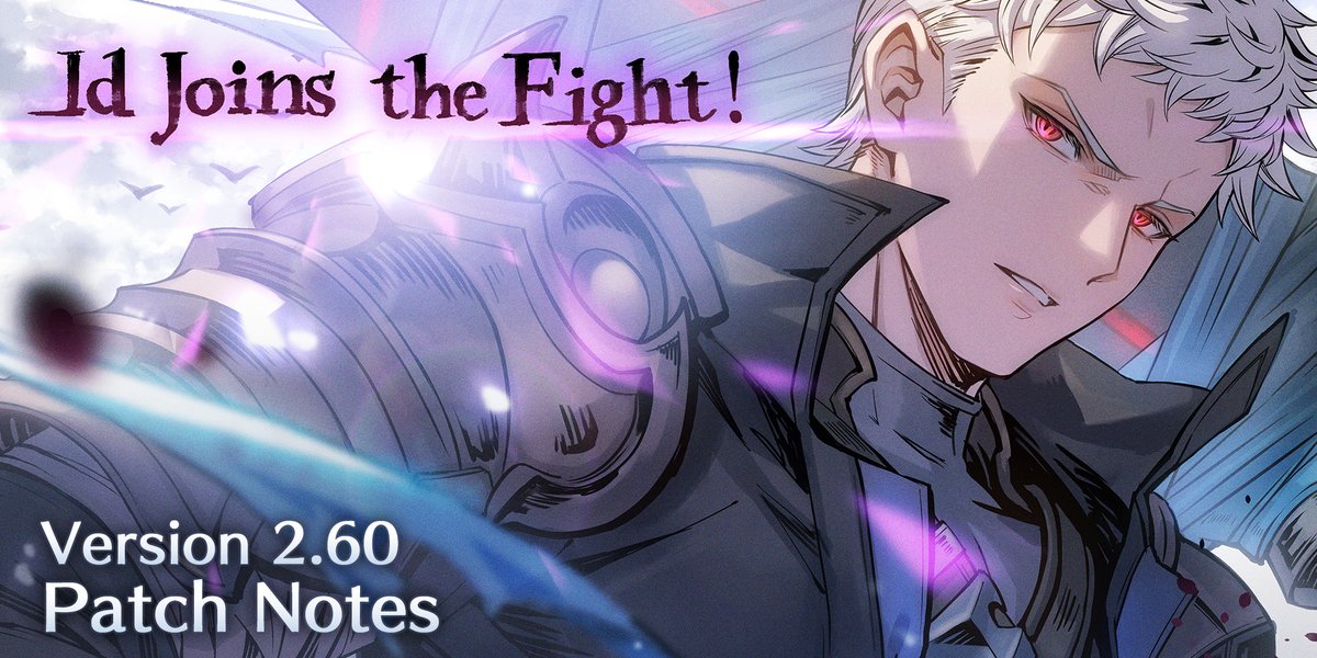 gbvs_official's tweet photo. #GBVSR Version 2.60 patch notes are live! Here's a rundown of what's in store:

🔸 New character: Id
🔸 New stage and control scheme
🔸 New Chain Attack system
🔸 Battle and universal adjustments

🗒️ Version 2.60 Patch Notes:
https://t.co/JInyEMDF1c https://t.co/OFIivlcW6y